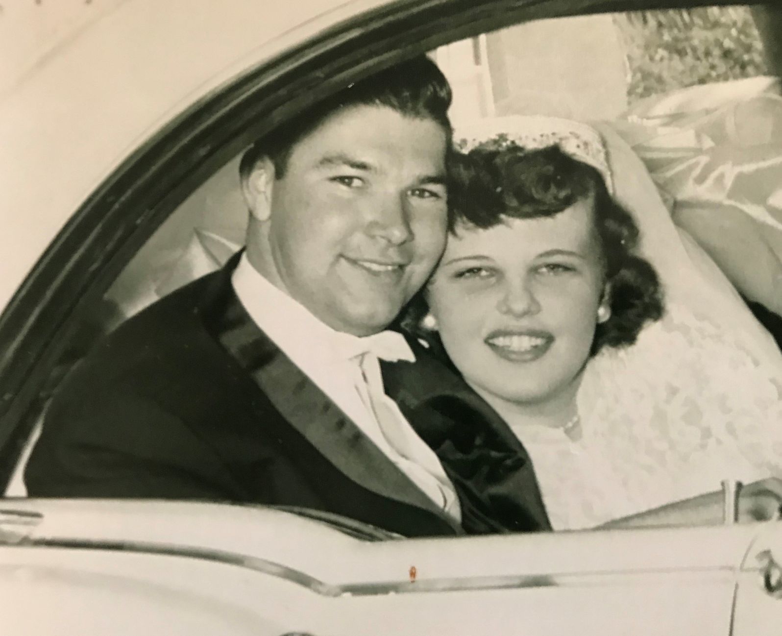Jack and Harriet Morrison on their wedding day